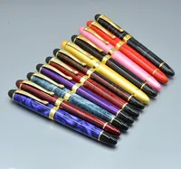 Toptan Promosyon 300 Adet / grup Jinhao X450 Lüks 0.5mm Geniş Nib Metal Yazma Dolma Kalem Kırtasiye Ofis Okul Malzemeleri Renkli Marka Mürekkep Kalemler