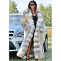 긴 코트 플러시 여성 S 모피 코트 고품질 스탠드 업 칼라 레트로 편안한 온기 패션 여행 통근