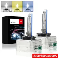 Car Headlights Waterproof Super Bright D3S Xenon HID Bulb 12V 35W 7000LM Automobiles Headlamps 4300k 6000K 8000K Kit