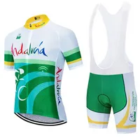 Nuevo equipo Andalucía Ciclismo Jersey 20D Shorts Shorts Set Ropa Ciclismo Mens MTB MTB Summer Bicicleta Maillot Ropa inferior