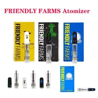 Friendly Farms Vape Cartridges Atomizer With Ceramic Coil Pyrex Glass 510 Cartridge Packaging Muha Medsa43 a59