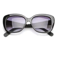 Designer de luxo senhoras quadrado-quadro óculos de sol strass carta selada óculos sociais presente de coleta
