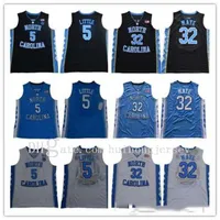 2022 New Jersey Top Quality Men NCAA North Carolina Tar Heels 23 Michael Jersey UNC College Basketball Jerseys Black White Blue Size S-2XL