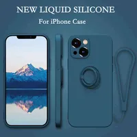 Magnetic Silicone Case For iPhone 13 Case Soft Cover For iPhone 13 Pro Max 12 Case For iPhone 11 12 Pro Max XR XS 7 8 Plus Mini W220226