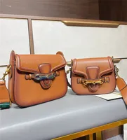 Lady Satchel Letter Shell Handbags Zadeltas Wallets Luxurys Designers Vrouwen Vintage schouder Crossdody Bags Hasper munt Portemonnees