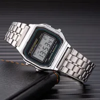 Sport horloge mannen digitale led luxe mode vierkante legering wijzerplaat elektronische womens horloges kids klok mannetje voor jongen gift Montre Homme polshorche
