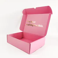 Dostosowane drukowane spersonalizowane pudełka papierowa e-commerce pudełka do pakowania pocztowego z logo
