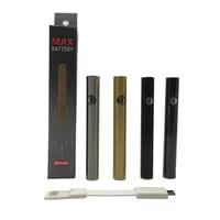 Itsuwa Liberty Max VV Preheating Battery 380mAh 510 Thread Vape Pen Variable Voltage Batteries With USB Cable For Oil Tank Cartridges