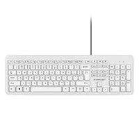 Sunrose Q2 Splashoft USB Wired 104 ключей Ультратонкая тихая клавиатура для домашнего офиса компьютерная игра1