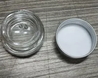 Parfümflasche 5g Hochwertiges Glasglas mit Aluminiumdeckel, 5 ml breiter Mundbehälter, Augencreme Kosmetische Verpackung