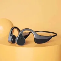Bluetooth 5.0 K8 Yüksek Teknoloji Kablosuz Kulaklıklar Kemik İletim Kulaklık Açık Spor Kulaklık Mikrofon 10 M Transfer 10 H Akülü Tüketmek 2h Şarj