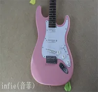2022 Style Pink St Electric Guitar Whit Whammy Bar Guitar Guitar