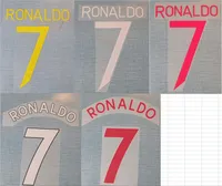 2021-2022 Home Away Ronaldo No 7 Nameset Patch Abzeichen