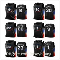 Nieuwe stijl Basketbal Jersey Mannen RJ 9 Barrett 6 Payton Kevin Knox II 2021 Swingman City Black Edition S-XXXL