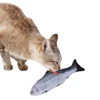 Katzenspielzeug 3D -Haustier Spielzeugfischform Interaktive Katzenminze Kauen spielen für bissfeste Trainingsvorräte
