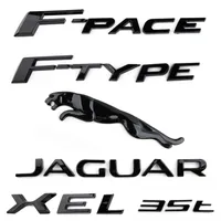 Car Styling 3D Car Sticker 3.0 5.0 V6 V8 XE XF XJL Letter Rear Emblem Badge for Jaguar XE XF XJL EPACE F PACE F-TYPE Accessories