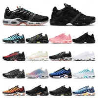 TN Plus Running Shoes Mens Black White University Red Hyper Pastel Blue Oreo Sustainable Women Dolphins Vibes Ademend Sneakers Trainers