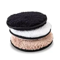 Reusable Makeup Sponges Remover Microfiber Cloth Pads Remove Towel Face Cleansing Cleaner Plush Make up Lazy Clean Powder Puff 0865