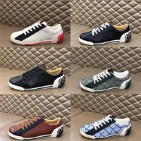 Luxurys Designers Men Canvas Shoes Retro Low Top Printed Qualitty Mesh Slip-on Casual Leather Shoe Ladies Fashion Mixed Breathable Sneakers Size 38-45