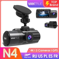 Vantrue N4 Dash Cam 4K 3 Camera Lens Car DVR Dashcam Rear View With GPS Infrared Night Vision 24H Parking Monitor DVRs