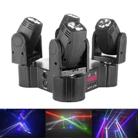 2pcs stage led 4 head 10W RGBW 4IN1 LED Moving Head Beam Lighting 4x10W RGBW LED mini beam moving head light for Dj Disco