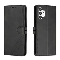 Business Leather Wallet Flip Cases For Samsung A03S 166 A03 Core A13 4G A33 A53 S22 Plus Ultra A13 5G M52 PU Retro Men Holder ID Card Slot Ancient Shockproof Cover Lanyard