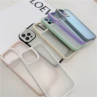 Armor Candy colors Transparency Clear Military Shockproof Phone Cases for iPhone 13 12 11 Pro Max 13proMax Matte Premium Quality Cellphone Cover