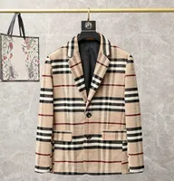 2022Western Kläder Blazers Mix Style 2021 Designer Höst Luxury Mens Outwear Coat Slim Fit Casual Animal Grid Geometry Patchwork Print Man Mode Dress Suit