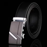 Belts Automatic Buckle Genuine Leather Men's Belt Male Waist For Men Luxury Designer Fashion Jeans Trouser 130cm