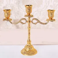 Tall Candelabra Chandelier Crystal Votive Candle Holder Wedding Centerpieces home party festival decorations SH190924