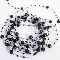 Garland Beads String Acrylic Tafel Boeket Haaraccessoires Stoelhoezen
