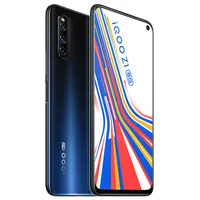 Original Vivo IQOO Z1 5G Telefone Celular 6GB 128GB Rom MTK 1000 Plus Octa Core Android 6.57 "LCD Full Screen 48MP NFC OTG 4500mAh Wake Face Fingerprint SmartPrint Smart Pell