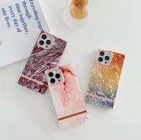 Cell Phone Cases Suitable for iphone13pro mobile phone case creative diamond pattern electroplating square all-inclusive new Apple 12 protective cover designer