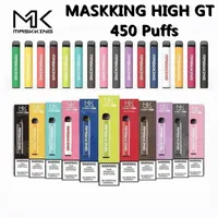 Maskking High GT Dispositivo per penna vape monouso VS MK Pro MAX E Sigarettes 450 Puffs 2ml Capacità 350mAh Batteria 15 colori