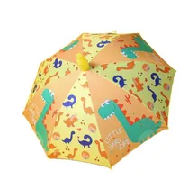 Зонтики дети мультфильм анти-ультрафиолетовые женские три складные водонепроницаемый дождь девушка и мальчики Sun Paraguas зонтик
