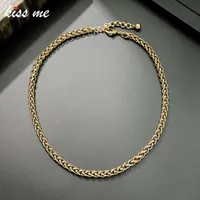 Chains Kissme Vintage Style Necklaces For Women Handmade Antique Gold Color Iron Choker 2022 Fashion Jewelry Wholesale