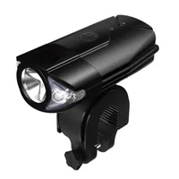 Edison2011 Taşınabilir Torches USB Şarj Edilebilir T6 Bisiklet Ön Işık Sürme El Feneri 2000 mAh Lityum Batarya Bisiklet LED Baş Işıkları
