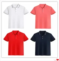 2021 Yaz Kısa Kollu Erkekler Polo T-shirt T Gömlek Moda Gömlek Formalar Rahat Ince Düz Renk Iş Erkek Giyim ABCD25