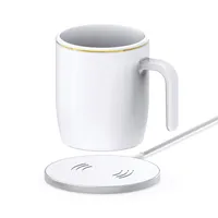 Butelki wodne USB Cieplejsze Zestaw Pucharu Gadżet Coffee Herbata Napój Podgrzewacz Tray Kubek Biurowy Prezent Automatyczny Ogrzewanie Inteligentny