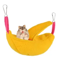 Małe dostawy zwierząt Bananowy kształt Pet Hamak Fretki Gwinea Świnia Kot Wiszący Łóżko Dla kotów Gryzonów Chomik