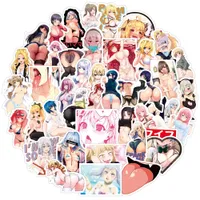 100 adet / takım Seksi Kız Karikatür Serin Pinup Anime Stickers Bavullar Için Telefon Kılıfı Dizüstü Çıkartması Kaykay Karalama Defteri