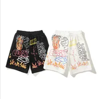 Pantalones cortos de diseño Llama Graffiti Casual moda sueltos pantalones deportivos alrededor del mundo 2021