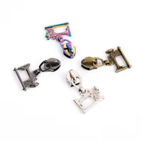 Acessórios para peças da bolsa 5# Gold Plated Fix Puller/Zipper Pull Sliders Sliders Cabeça REPARO DE REPARO DE REPARAÇÃO DO DIY. Rainbow Color Puller