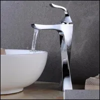 Lavabo musluk musluklar, ev olarak duşlar Gardenouyashi banyo havzası musluk su güverte monte tek kolu karıştırıcı dokunun lavabo-tap modern sayısı