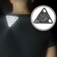 Fietslichten rijden waarschuwingsreflector magnetische stickers reflecterende driehoekplaat