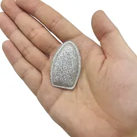Silber gepolsterter Katzen-Ear-Glitter-Patch, funkelnde Glitzer-Applikationen-Zubehörversorgung für Verzierungen Handwerk Unicorn-Projekte