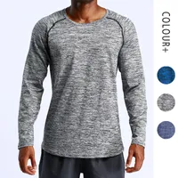 Camisetas de ropa de ch￡ndal para hombres Men oto￱o Invierno Fitness Fitness Running Yoga suave transpirable para ropa interior de secado r￡pido
