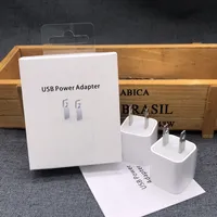 Original 5W US EU-Plug USB-Wandladegerät für iPhone-Ladestecker USB-Netzteil für iPhone 6 7 8 x xs max 11