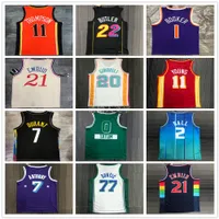 Koszulki koszykówki Miami "Heat" Jersey 3 Dwayne "Wade 22 Jimmy" Butler 13 Adebayo 14 Tyler "Herro Nowy 2022 Black" City "Edition Jersey 1028