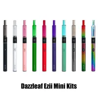 Authentic Dazzleaf Ezii Mini Wax Starter Kit 380mAh Preheat Battery Quartz Coil Glass Cartridge Dab Concentrate Vaporizer carts Vape Pen 100% Original